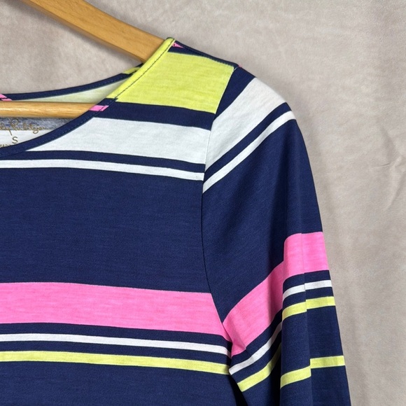 Lilly Pulizer Lets Get Together Marlowe T-shirt Dress Size Small Preppy Academia - Picture 3 of 11